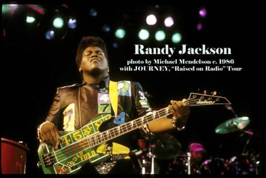 randy jackson in journey band. 1980′s über and, Journey.